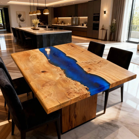 Custom-Poplar-Wood-Epoxy-Resin-River-Table-Sapphire-To-Cobalt-Blue-RVX-7304-09