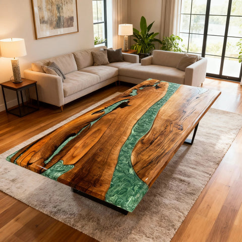Custom-Walnut-Epoxy-Resin-River-Table-Jade-Green-Pearlescent-QZN-742-01
