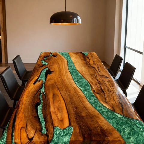Custom-Walnut-Epoxy-Resin-River-Table-Jade-Green-Pearlescent-QZN-742-06