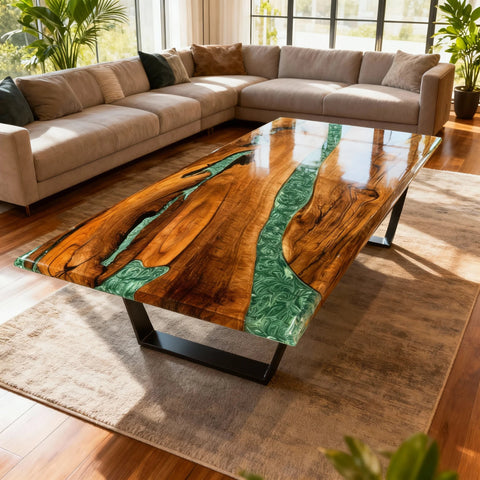 Custom-Walnut-Epoxy-Resin-River-Table-Jade-Green-Pearlescent-QZN-742-07