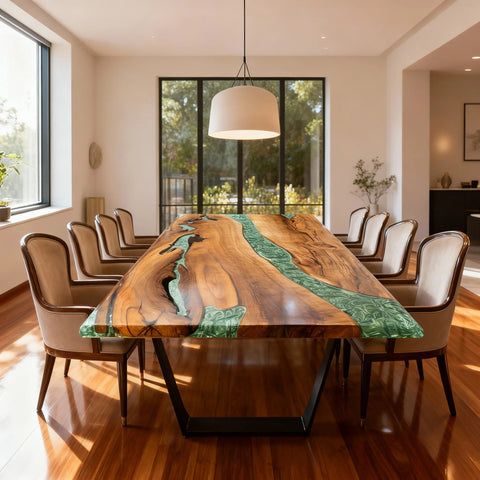Custom-Walnut-Epoxy-Resin-River-Table-Jade-Green-Pearlescent-QZN-742-08