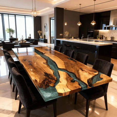 Custom-Walnut-Epoxy-Resin-River-Table-Sea-Glass-Turquoise-ZKP-847-05