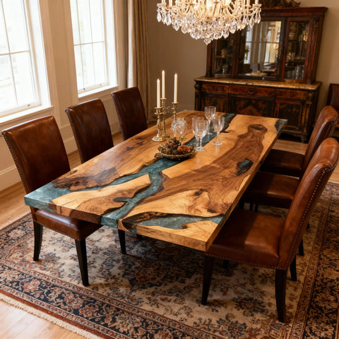 Custom-Walnut-Epoxy-Resin-River-Table-Sea-Glass-Turquoise-ZKP-847-08