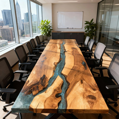 Custom-Walnut-Epoxy-Resin-River-Table-Sea-Glass-Turquoise-ZKP-847-11