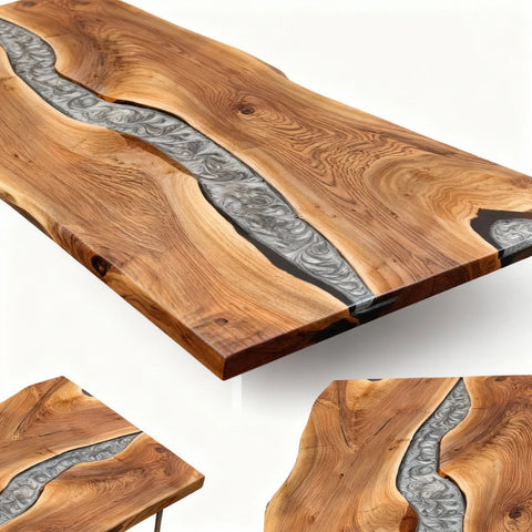 Custom-Walnut-Epoxy-Resin-River-Table-Smoked-Silver-Metallic-QTN-5938-02