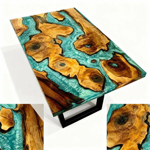 Custom-Walnut-Epoxy-Resin-River-Table-Turquoise-Sea-Glass-Resin-JWX-3829-02